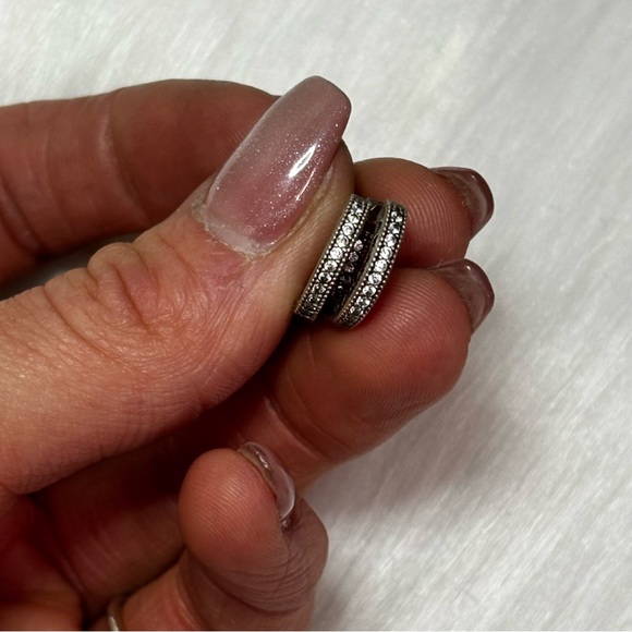 Pandora Small Hoop Earrings - Picture 7 of 7